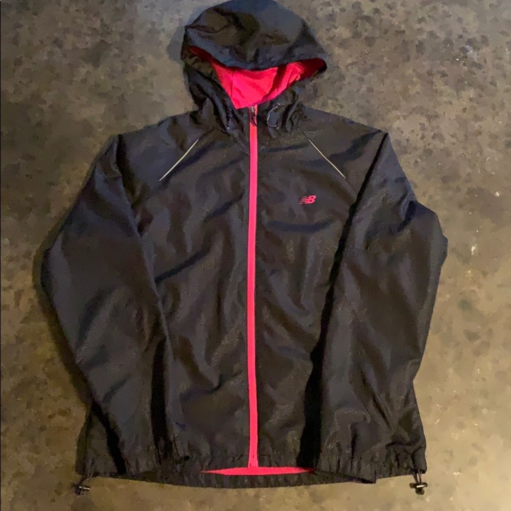 New Balance hooded running jacket